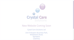 Desktop Screenshot of crystalcaresolutions.co.uk